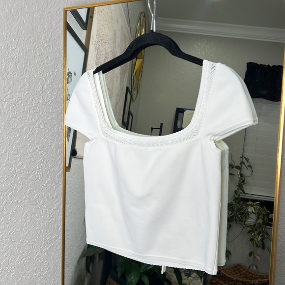 HOUSE OF CB 'Nola' and 'Sarelle' Ivory Dainty Knit Top and Mini Skirt Set - Picture 13 of 15